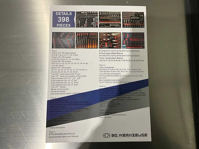 Sg werzeuge - 2025 - gereedschapswagen - afbeelding 11 van  23