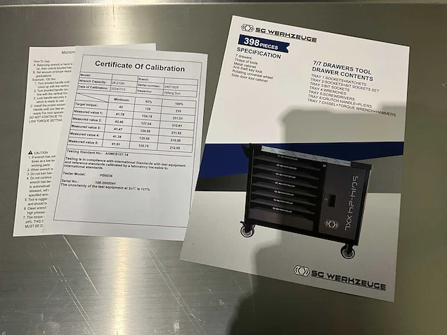Sg werzeuge - 2025 - gereedschapswagen - afbeelding 13 van  23