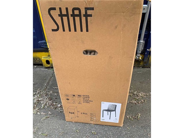 Shaf - eli - slanke stoelen. (8x) - afbeelding 5 van  5