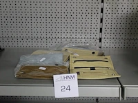 Shag etui´s kunstleer in diverse kleuren, acht stuks - afbeelding 1 van  2