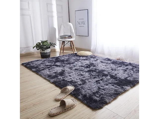 Shaggy carpet 120x160 donkergrijs - afbeelding 1 van  4