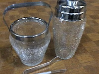 Shaker + ijsemmer met tang - afbeelding 1 van  2