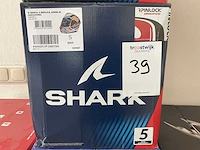 Shark d-skwal 2 replica jorge martin white blue red wbr s motorhelm - afbeelding 2 van  2