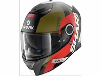 Shark spartan apics krg matt black red green xxl motorhelm - afbeelding 1 van  2