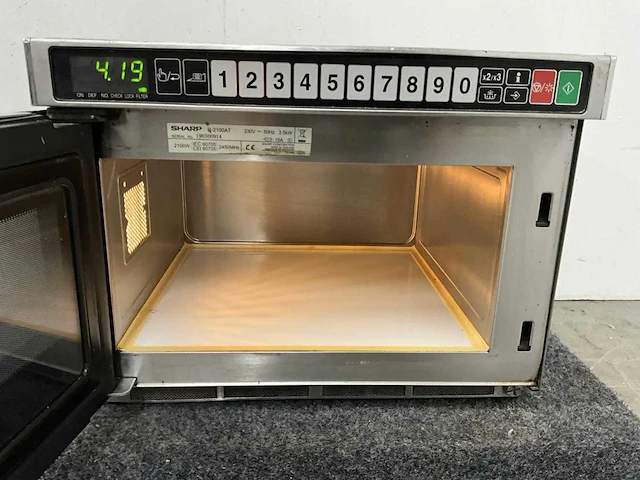 Sharp - r-2100at - heavy duty magnetron - afbeelding 5 van  5
