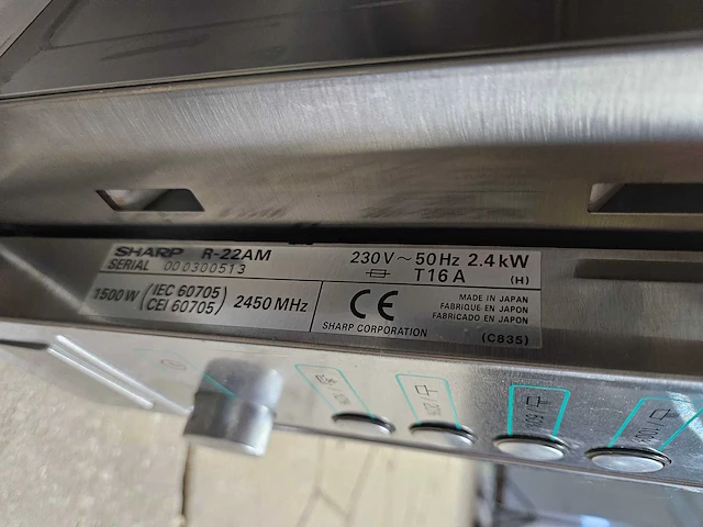 Sharp - r-22am - magnetron - afbeelding 5 van  5
