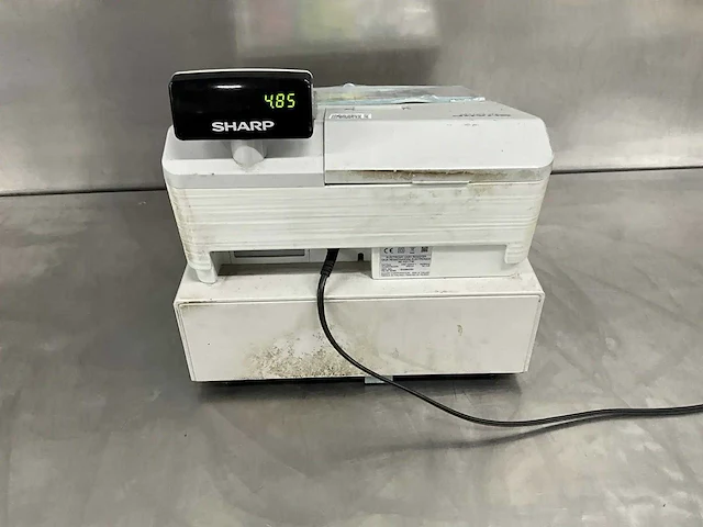 Sharp - xe-a217w - elektronische kassa met kassalade - afbeelding 5 van  5