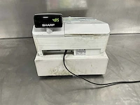 Sharp - xe-a217w - elektronische kassa met kassalade - afbeelding 5 van  5