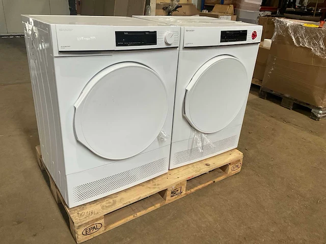 Sharp kd-ncb8s7pw91-bx condenswasdroger (2x) - afbeelding 4 van  10