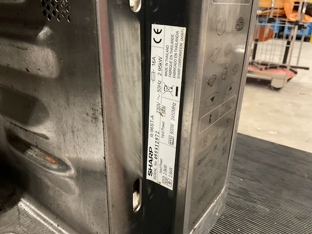 Sharp sensor & grill hot air (r-96st-a) magnetron - afbeelding 3 van  3