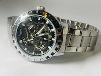 Sheffield automatisch herenhorloge - skeleton watch - afbeelding 3 van  7