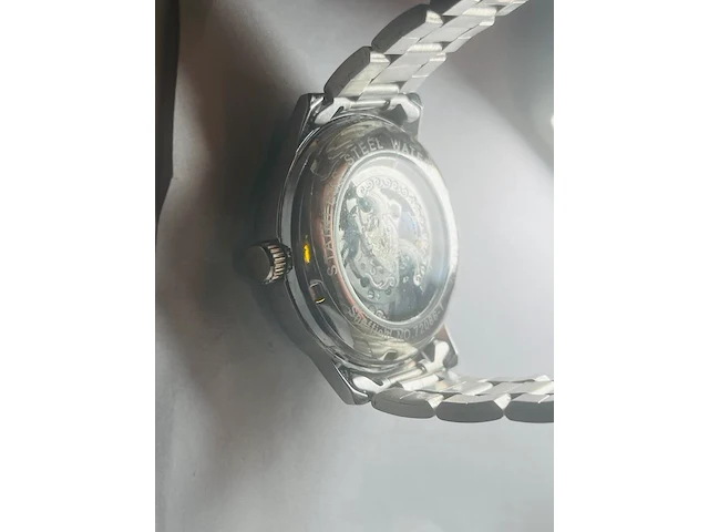 Sheffield automatisch herenhorloge - skeleton watch - afbeelding 7 van  7