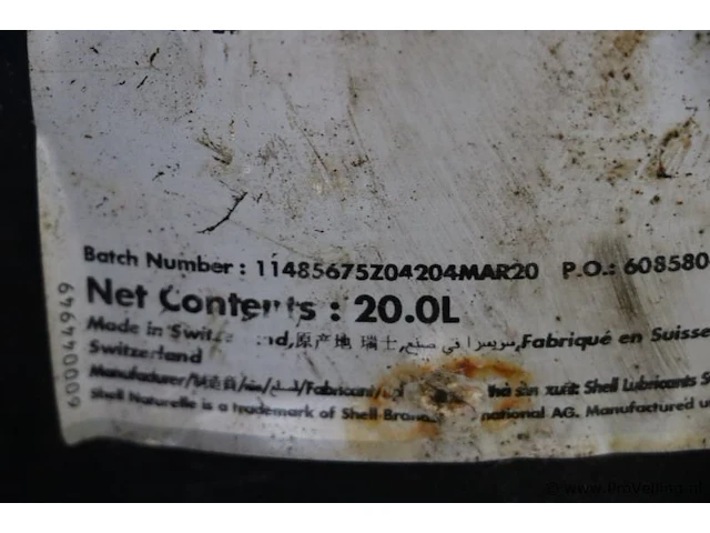Shell naturelle fluid hf-e - ca 10 ltr - afbeelding 2 van  3