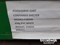 Shelter overkapping / tent tussen 2 containers - afbeelding 6 van  18