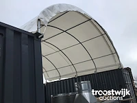 Shelter overkapping / tent tussen 2 containers - afbeelding 8 van  18