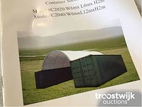Shelter overkapping / tent tussen 2 containers - afbeelding 7 van  25