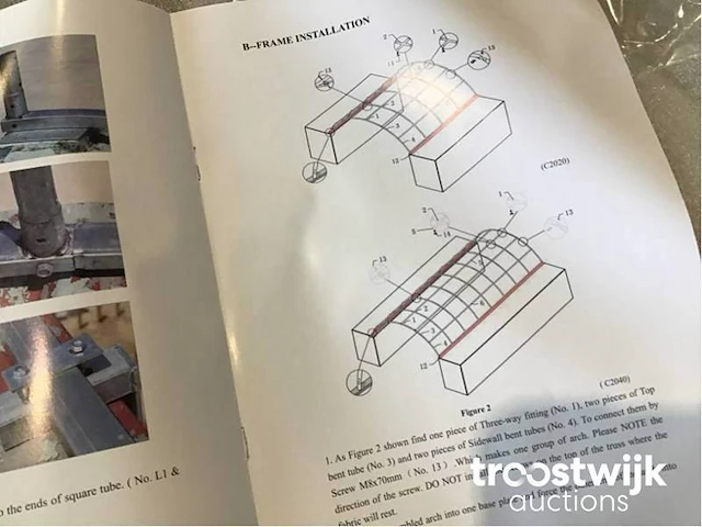Shelter overkapping / tent tussen 2 containers - afbeelding 14 van  25