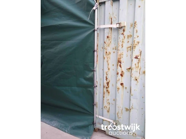 Shelter overkapping / tent tussen 2 containers - afbeelding 18 van  25
