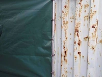 Shelter overkapping / tent tussen 2 containers - afbeelding 18 van  25