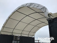 Shelter overkapping / tent tussen 2 containers - afbeelding 19 van  25