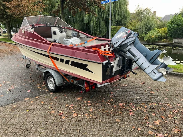 Shetlant sheltie consoleboot / motorboot 60 pk met trailer (zeewaardig) - afbeelding 32 van  36