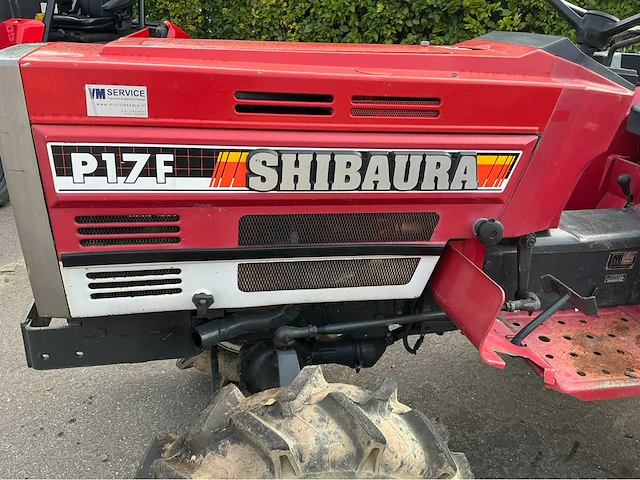 Shibaura p-17f minitractor - afbeelding 3 van  26