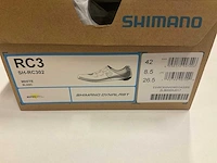 Shimano rc3 wielrenschoenen maat 42 white - afbeelding 4 van  4