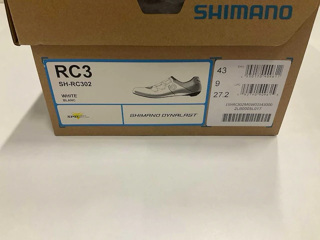 Shimano rc3 wielrenschoenen maat 43 white - afbeelding 4 van  4
