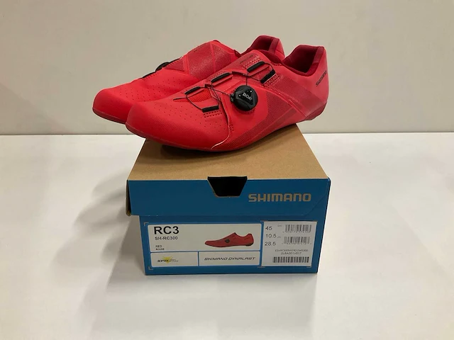 Shimano rc3 wielrenschoenen maat 45 red - afbeelding 2 van  3