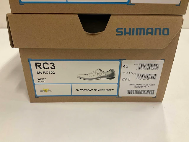Shimano rc3 wielrenschoenen maat 46 white - afbeelding 4 van  4