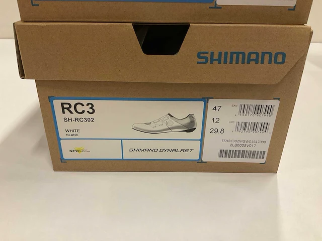 Shimano rc3 wielrenschoenen maat 47 white - afbeelding 4 van  4