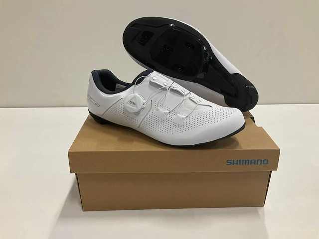 Shimano rc3 wielrenschoenen maat 47 white - afbeelding 1 van  4