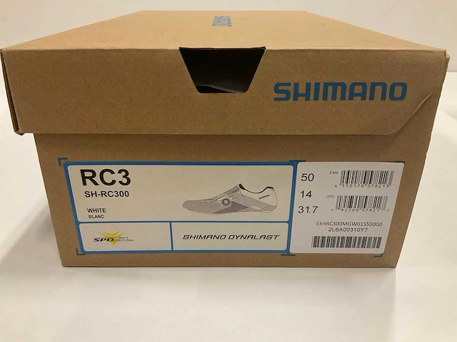 Shimano rc3 wielrenschoenen maat 50 white - afbeelding 4 van  4