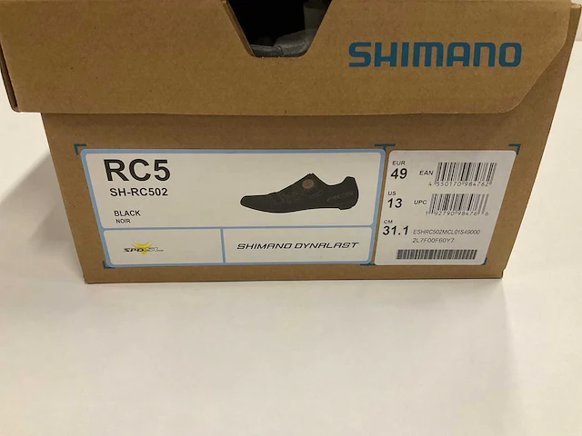 Shimano rc5 wielrenschoenen maat 49 black - afbeelding 4 van  4