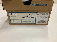 Shimano xc3 wielrenschoenen maat 45 white - afbeelding 4 van  4