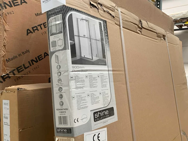 Shine pivot door 900 mm douchedeur - afbeelding 2 van  5