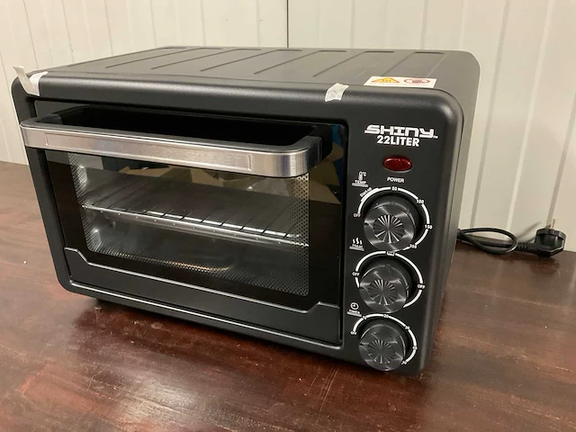 Shiny multi function 22 liter electrische oven (10x) - afbeelding 1 van  7