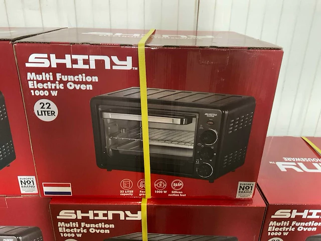 Shiny multi function 22 liter electrische oven (10x) - afbeelding 4 van  7