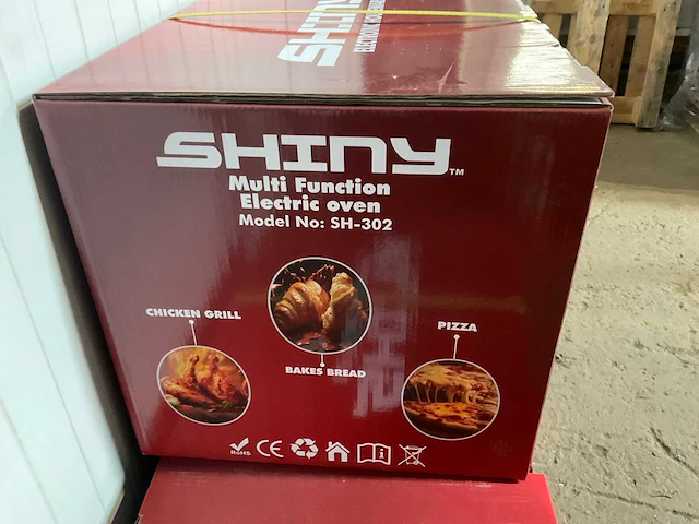 Shiny multi function 22 liter electrische oven (10x) - afbeelding 6 van  7