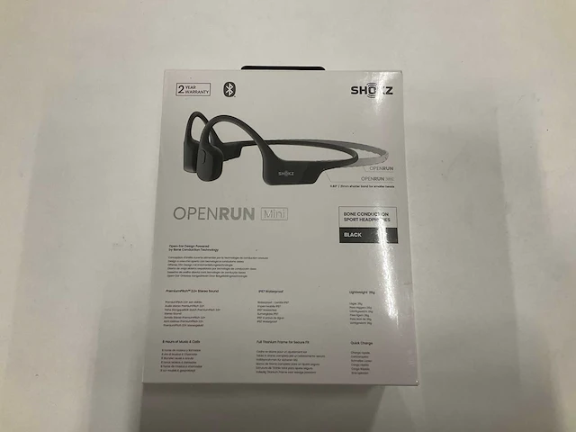 Shokz openrun mini black - afbeelding 2 van  2