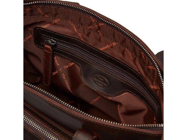 Shopper, chesterfield, alicante, bruin - afbeelding 2 van  6