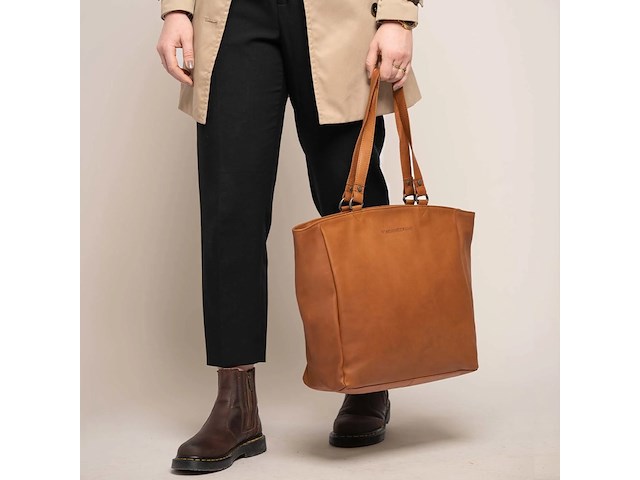 Shopper, chesterfield, berlin, cognac - afbeelding 2 van  4