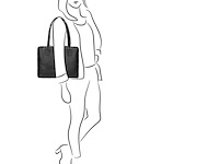 Shopper, chesterfield, flint, black - afbeelding 2 van  3