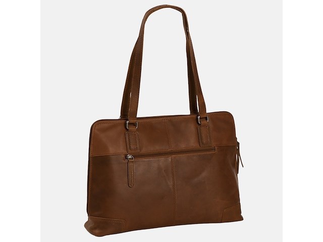 Shopper chesterfield, flint, cognac - afbeelding 1 van  5