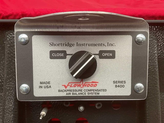 Shortridge instruments inc. flow hood 8400 air balance system - afbeelding 5 van  6