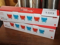 Shotglaasjes cosi & trendy. 2 sets van 6 glazen. - afbeelding 1 van  2