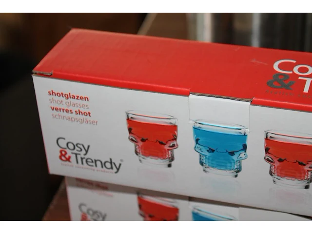 Shotglaasjes cosi & trendy. 2 sets van 6 glazen. - afbeelding 2 van  2