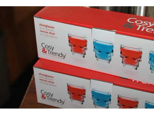 Shotglaasjes cosi & trendy. 2 sets van 6 glazen. - afbeelding 2 van  2
