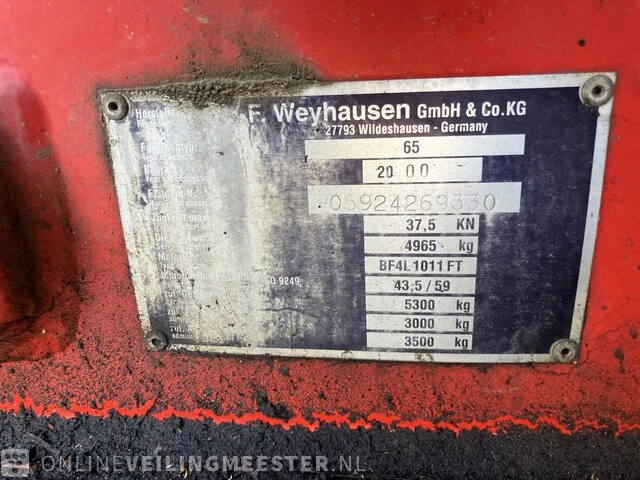 Shovel atlas , ar65, rood, bouwjaar 2000 - afbeelding 9 van  10