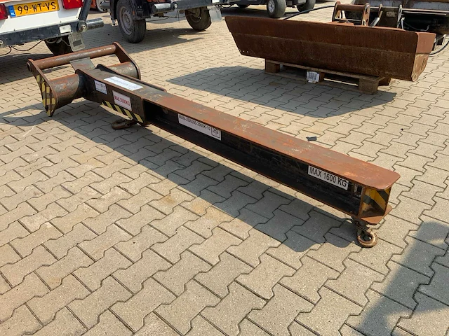 Shovel / wiellader voorzet hijsjib / hijsarm 5t - afbeelding 5 van  5